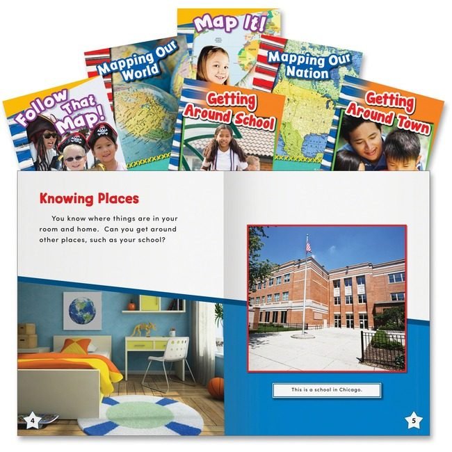 Teacher Created Materials / Shell Education Book Lets Map It! 6 SET SHL20598