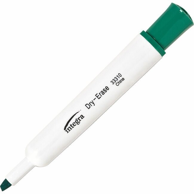 Integra Marker Dryerase Chisel Green ITA33310